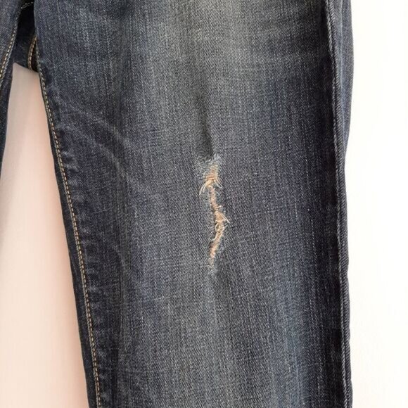 MAVI | Patti Straight Faded & Distressed Ripped  Blue Jeans Sz 28 - Picture 7 of 13